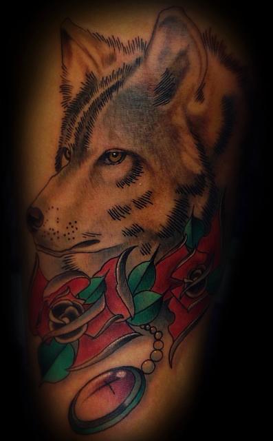 Tattoos - wolf - 80770